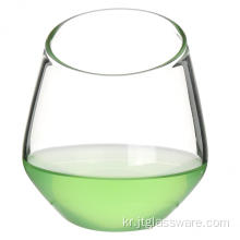 손으로 불어서 만든 Classis 디자인 와인 위스키 잔